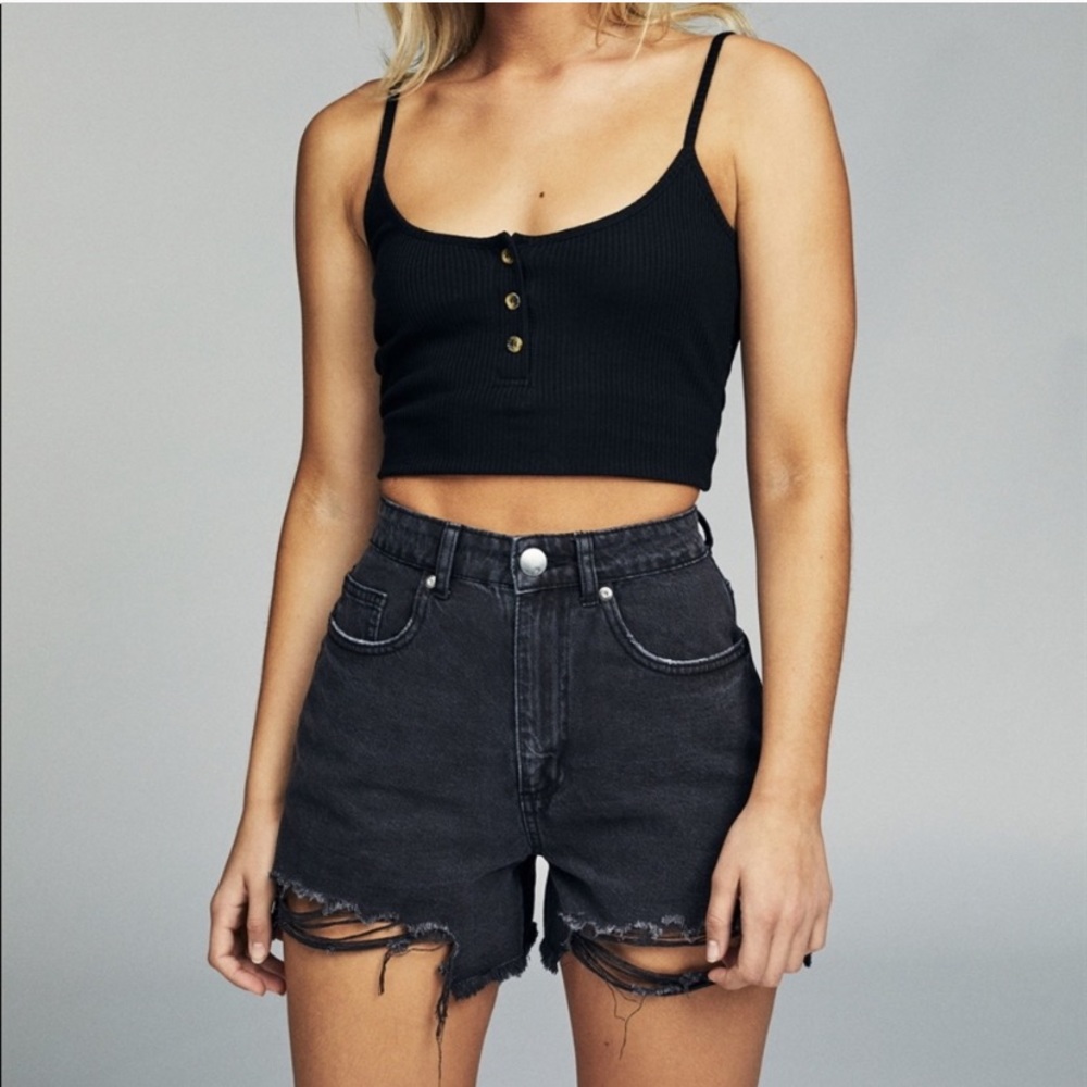 Cotton On High Rise Flashback Jean Short